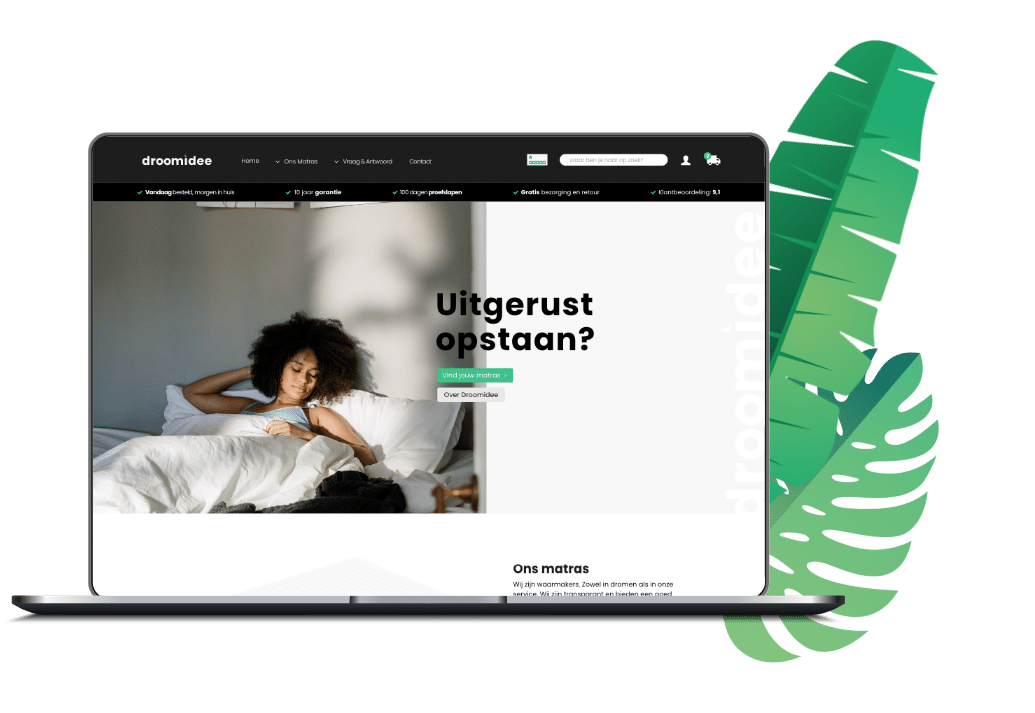 webshop laten maken Droomidee