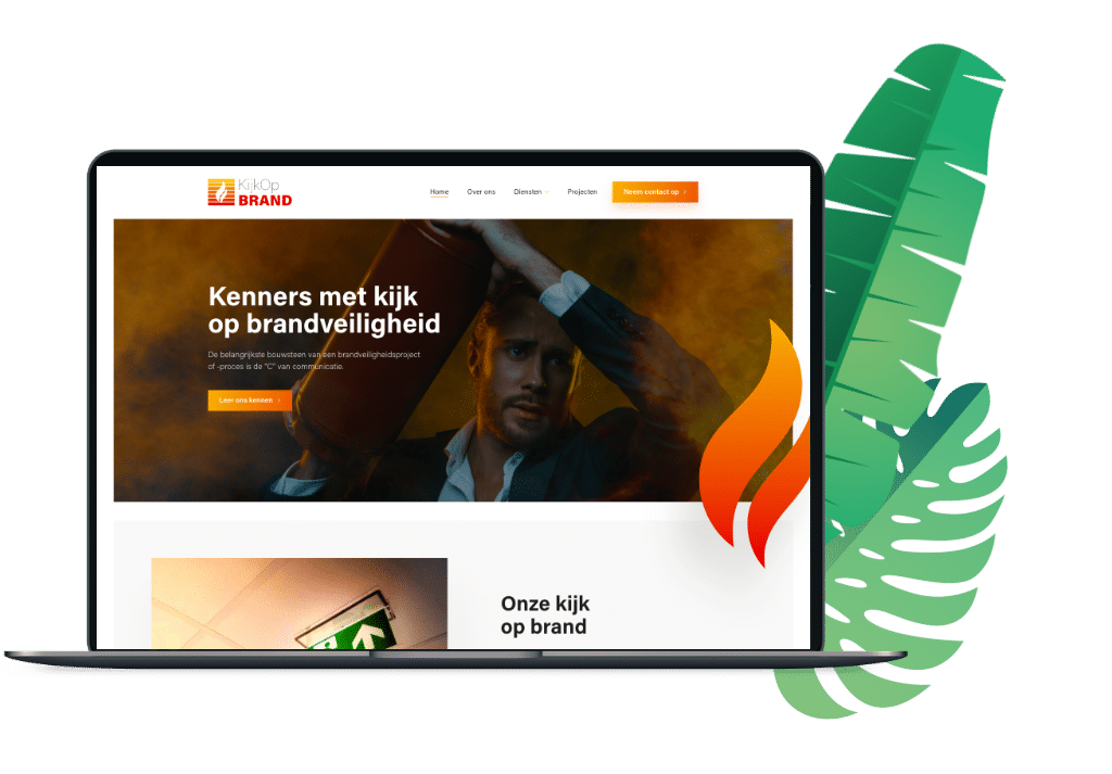 adobe naar website laptop